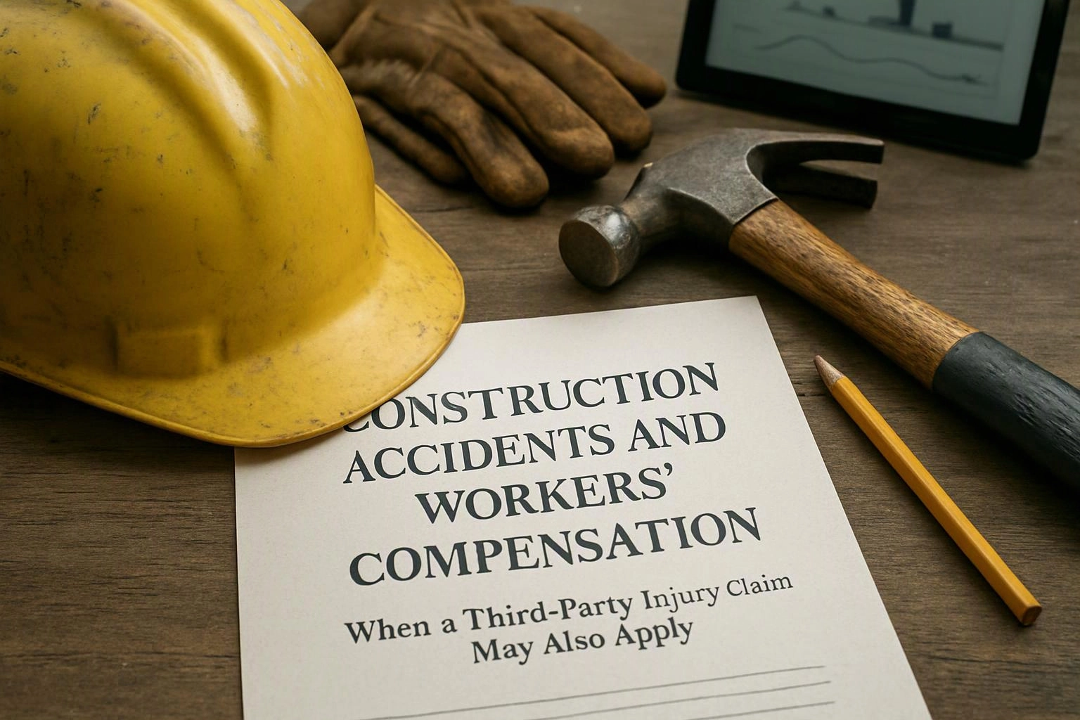 Construction Accidents and Workers’ Compensation: When a Third-Party Injury Claim May Also Apply