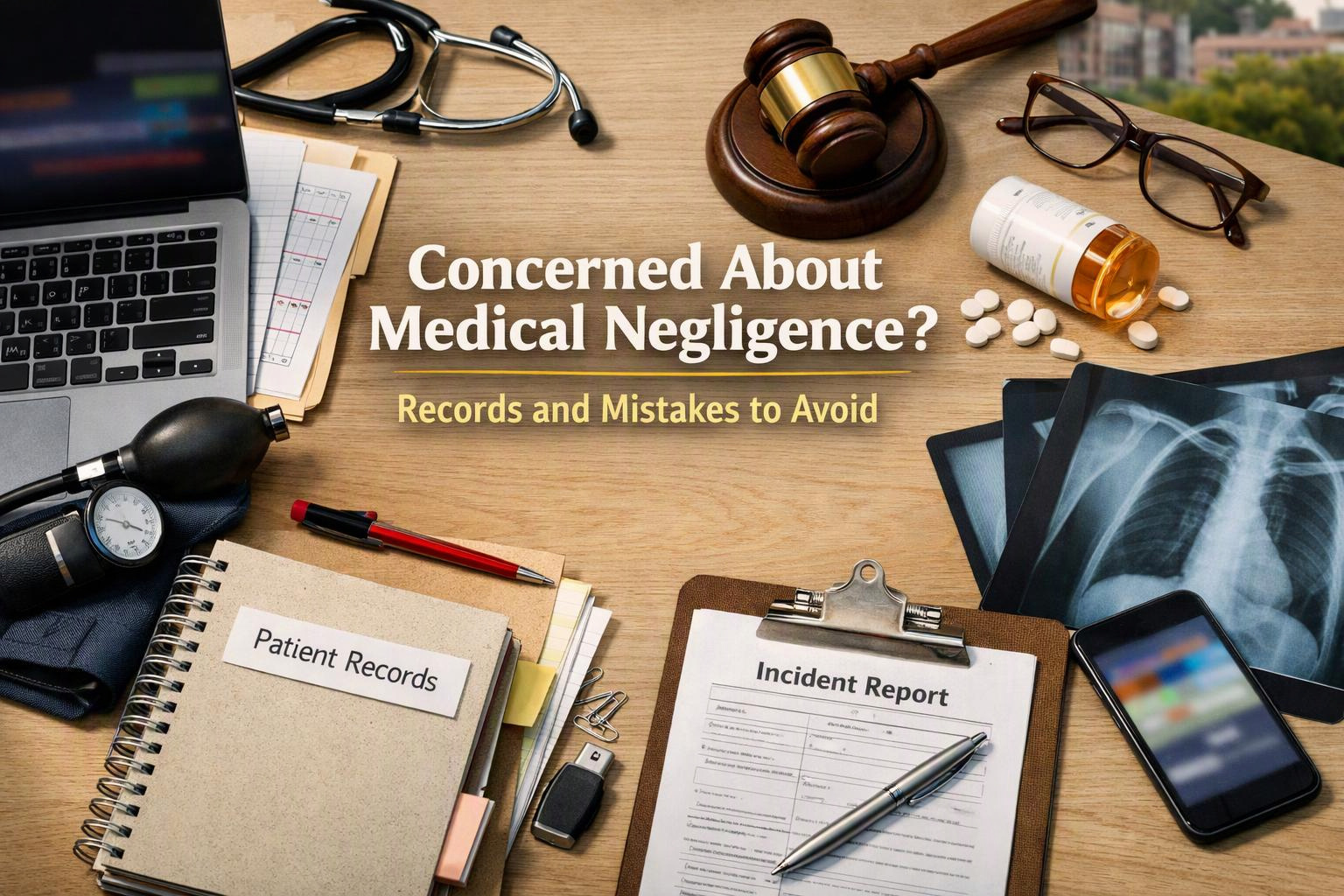 medical negligence concerns and what records to keep