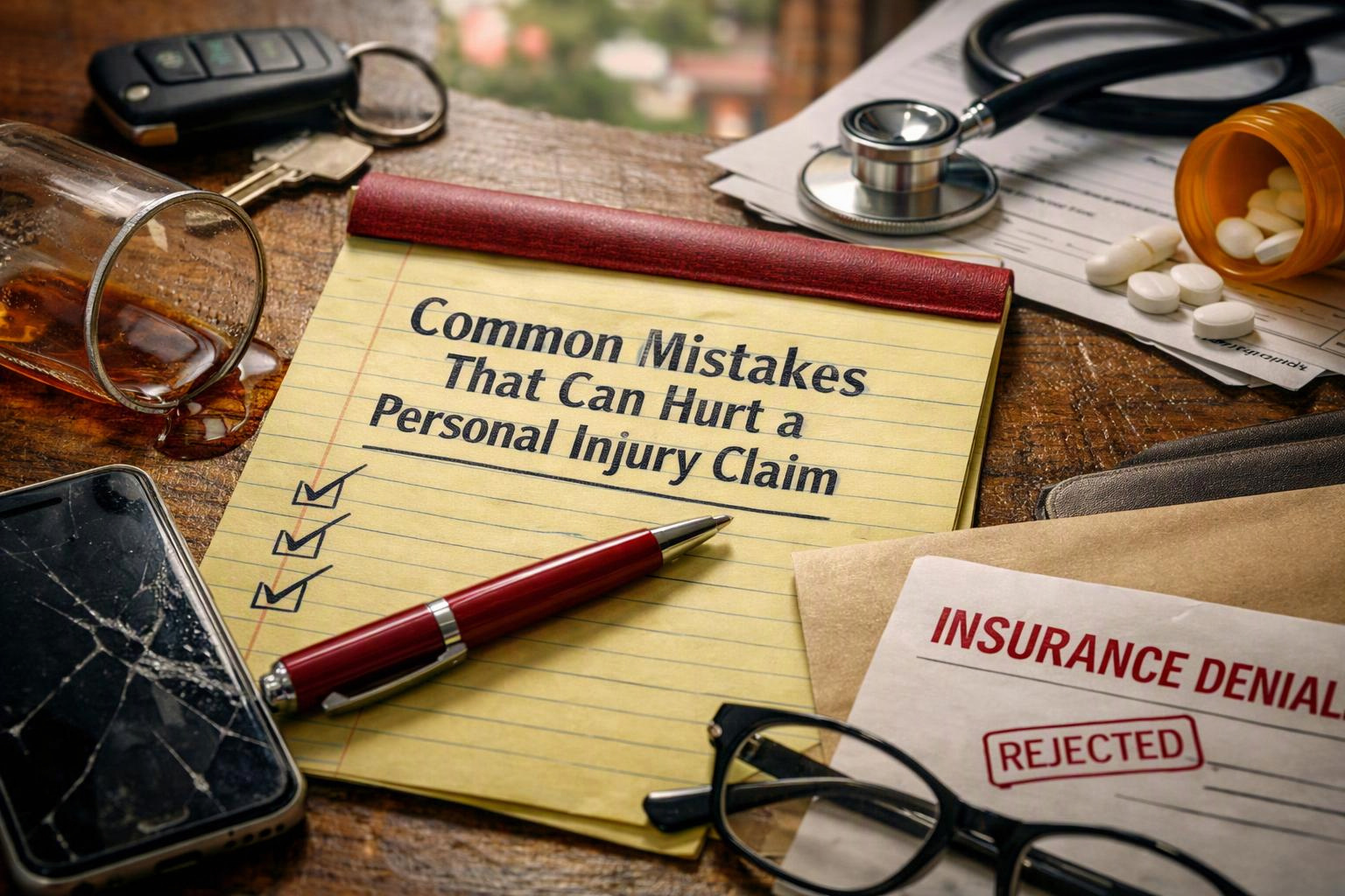 personal injury claim mistakes to avoid