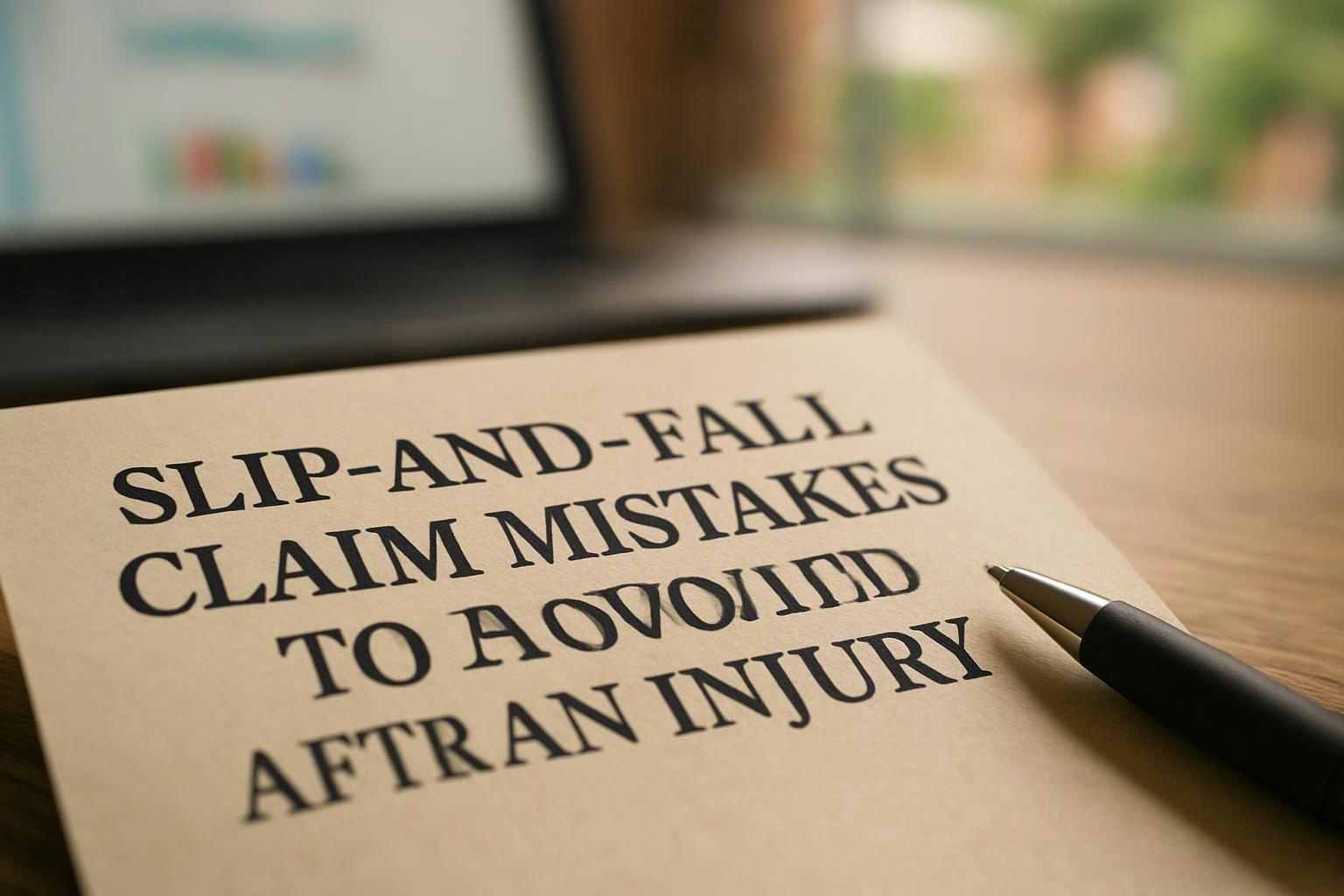 slip and fall claim mistakes