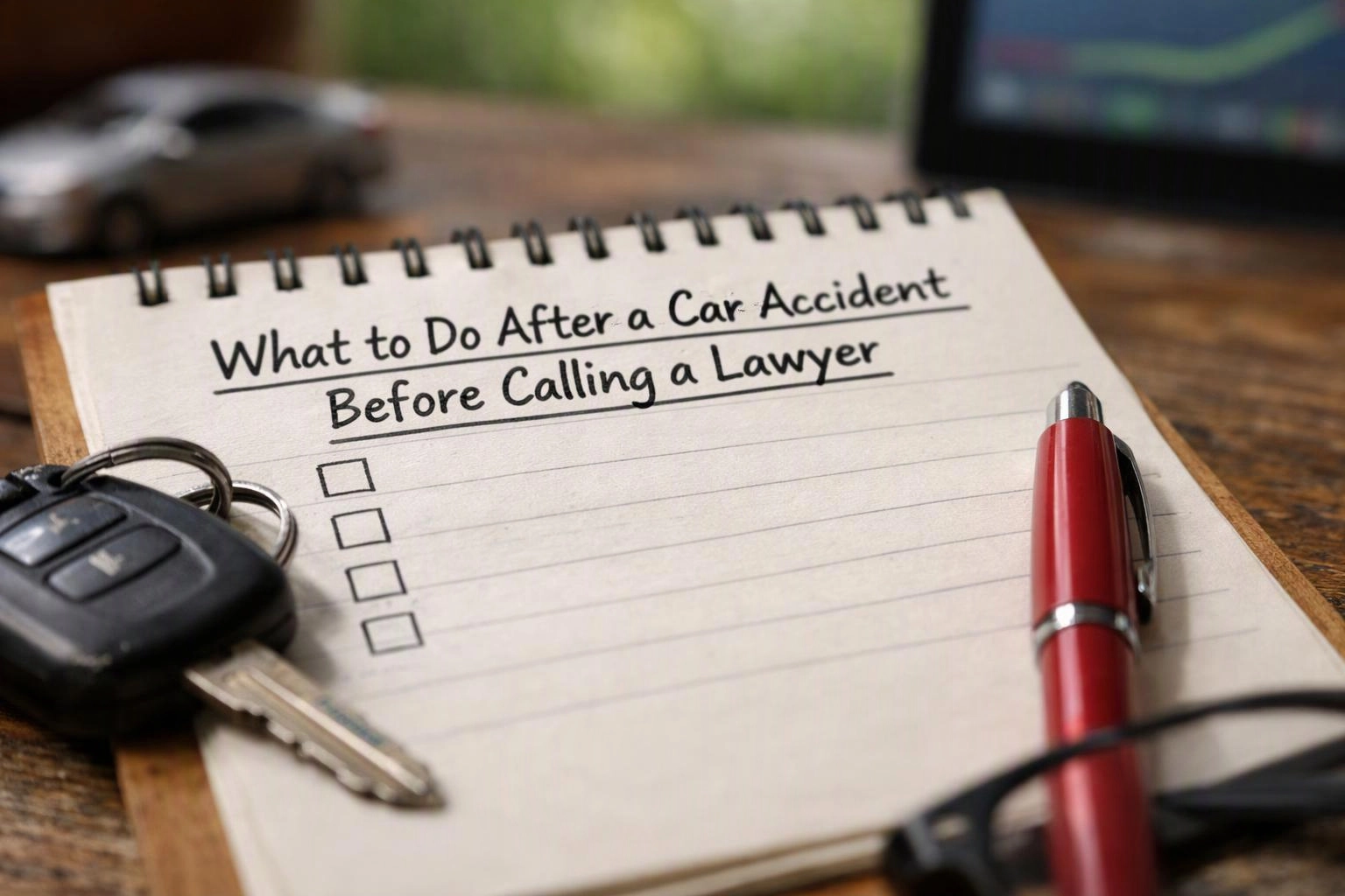 What to Do After a Car Accident Before Calling a Lawyer